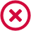red X icon