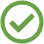 green checkmark icon